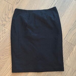 Black pencil skirt